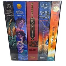 Read Riordan Rick Riordan Paperback Novel 5 Book Box Set Collection New Sealed picture
