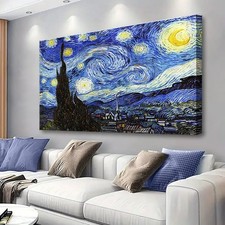 weiyiart Starry Night Canvas Prints Van Gogh Artwork 24