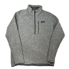 Patagonia Better Sweater 1/4 Zip Pullover Mens Large Grey Heather picture