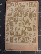 Circa 1900 CDV With Celebrities Politicians John L Sullivan Multi Subject picture