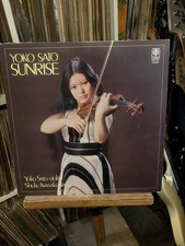Yoko Sato Bach Chaconne Partita No. 2 BWV 1004 Solo Violin LP Vinyl EX/VG [Label picture