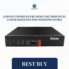 Lenovo Thinkcentre M700 Tiny MINI Intel i5 16GB 240GB SSD WiFi Windows 10 Pro picture