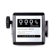 Aluminum Mechanical Fuel Transfer Meter 4-Digit Display 7-20 GPM Fuel Transfer picture