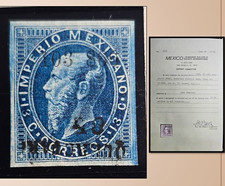 SM4)1866. QUERÉTARO.Engraved Maximilian, 13 centavos. Subconsignment 40 picture