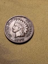 1908-S San Francisco Key Date Indian Head Cent Full Liberty Great Color picture