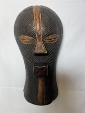Hand carved Songye mask home decor  collectors office decor  African mask 12 X 7 picture