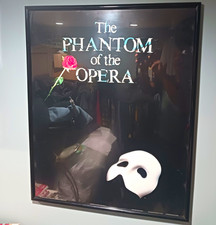 Rare Vintage 1988 Phantom of the Opera Broadway Promotional Poster  Fully Framed picture