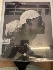 2002 Espn Lebron James Autographed Magazine Ace Coa picture