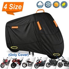 Heavy Duty Waterproof Motorcycle Cover for Sun Snow UV Rain Dust Resistant L-2XL picture