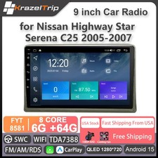 8 Core 64G Car Radio for Nissan Highway Star Serena C25 2005 - 2007 Carplay GPS picture