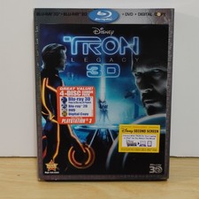 Disney’s Tron: Legacy (Blu-Ray 3D And 2D/DVD, Digital 2011, 4Disc) W/ Slipcover picture