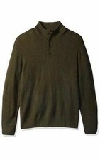 Dickies Men's Big and Tall Solid Jersey Button Mock, Size 2X picture
