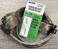 VTG Uncle Mike’s 1.25” Frogskin Spot Camo Nylon Web Rifle Sling w/ Swivels USA picture
