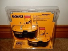 2 Pack Dewalt OEM DC9096-2 18V XRP 2.4 Ah Battery New In Pack Tool Batteries US picture