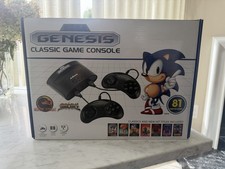 SEGA Genesis Classic Game Console 81 Games  -Sonic - Mortal Kombat - ATGames New picture