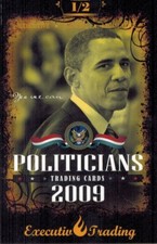 RARE 2009 BARACK OBAMA PRESIDENTIAL TRADING COLLECTOR CARD - insert  picture