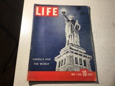 LIFE MAGAZINE.  June 3, 1940.  AMERICA AND THE WORLD.  Vintage. picture