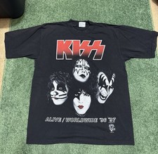 VTG 1996 Kiss Tour T-Shirt T-America  I wanted the best size large single stitch picture