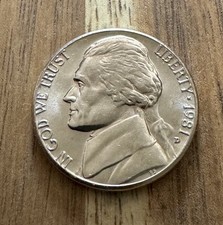 1981 D  UNCIRCULATED  JEFFERSON NICKEL  **  ** picture