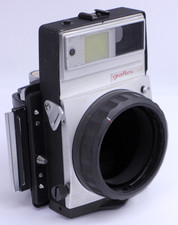 Perfect Graflex XL Film Camera body Singer RH-10 back 120 Roll Holder US Sale picture