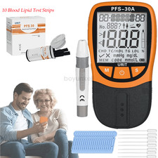 5-in-1 Blood Lipid Meter Cholesterol Home Test Monitor Kit TC HDL TG LDL picture