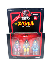 Super7 ReAction Figures NYCC 2015 Japanese Alien 3pack Nostromo Crew SEALED NEW picture