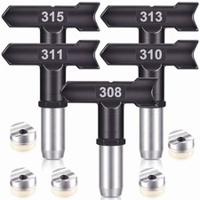 5 Pieces Airless Spray Tips Reversible, 308-315 Sizes picture