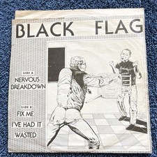 Black Flag Nervous Breakdown First Pressing. picture