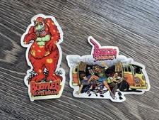 Bootleg Pre - Baker Skateboards Vintage NOS Team Stickers Logo RARE set of 2 picture