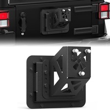 New Adjustable Spare Tire Carrier Tailgate Bracket Fit 2007-2018 Wrangler JK/JKU picture