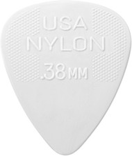 JIM DUNLOP 44P.38 Nylon Standard, White, .38mm, 12/Player's Pack picture