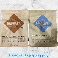 FOR 2 BAGS KA’CHAVA Chocolate + Vani ALL IN ONE NUTRITION SHAKE 15.31 Oz Kachava picture