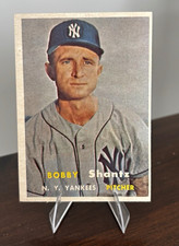 1957 Topps Baseball Bobby Shantz #272 Scarce Series New York Yankees MLB Card picture
