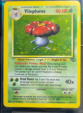 Pokémon TCG Vileplume Jungle 15/64 Unlimited Holo Rare picture