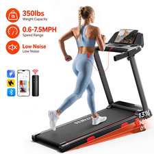 Treadmill for Home 350 lbs Weight Capacity, Folding Walking pad with 13% Incline picture