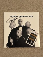 PITBULL HAND SIGNED AUTOGRAPHED 