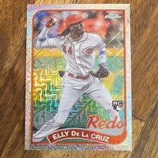 Topps 2024 Series 1 1989 Topps Chrome Silver Pack Elly De La Cruz RC #T89C-83 picture