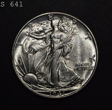 1941-S Liberty Walking Half Dollar 