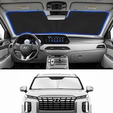 Custom Fit Windshield Sun Shade for Hyundai Palisade 2020-2026 | Blocks UV Rays, picture
