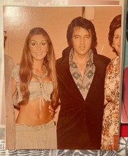 ELVIS PRESLEY 8x10 ORIGINAL PHOTO On Old Kodak Paper Linda Thompson picture