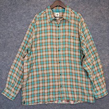 The Territory Ahead Flannel Shirt Mens XXLT 2XL Tall Southwestern Tribal Plaid picture
