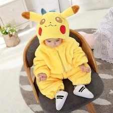 Pikachu Pajamas Kigurumi Cute Costume Bodysuit Cosplay - Baby Size 59-80cm picture