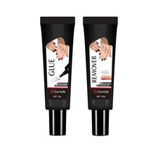 Curvlife Newly Upgraded Quick Drying 10G Semi Solid Nail Glue with 10Ml Remover  picture