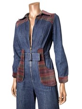 Vintage 1970s Oops California Epic Denim Jumpsuit picture