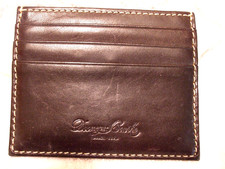 DOONEY & BOURKE LEATHER BUSINESS CARD HOLDER,CREDIT CARD HOLDER, NEW, BROWN-RARE picture
