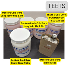 TEETS COLDCURE VEIN TISSUE, Long Vein 474, Long Veined R6, Clear Powder, Liquid picture