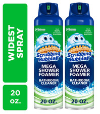 Scrubbing Bubbles Mega Shower Foamer Aerosol, Tough Foaming Bathroom (Pack of 2) picture