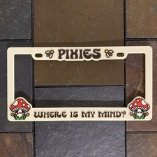 Rare Pixies Band License Plate Cover from 2025 Tour picture