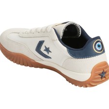 Converse Gender Inclusive Run Star Trainer Sneaker Unisex Egret/ Navy 8.5 to10.5 picture