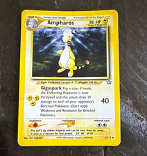 Pokémon TCG Nintendo Ampharos 1/111 Neo Genesis Holo Rare Unlimited English picture